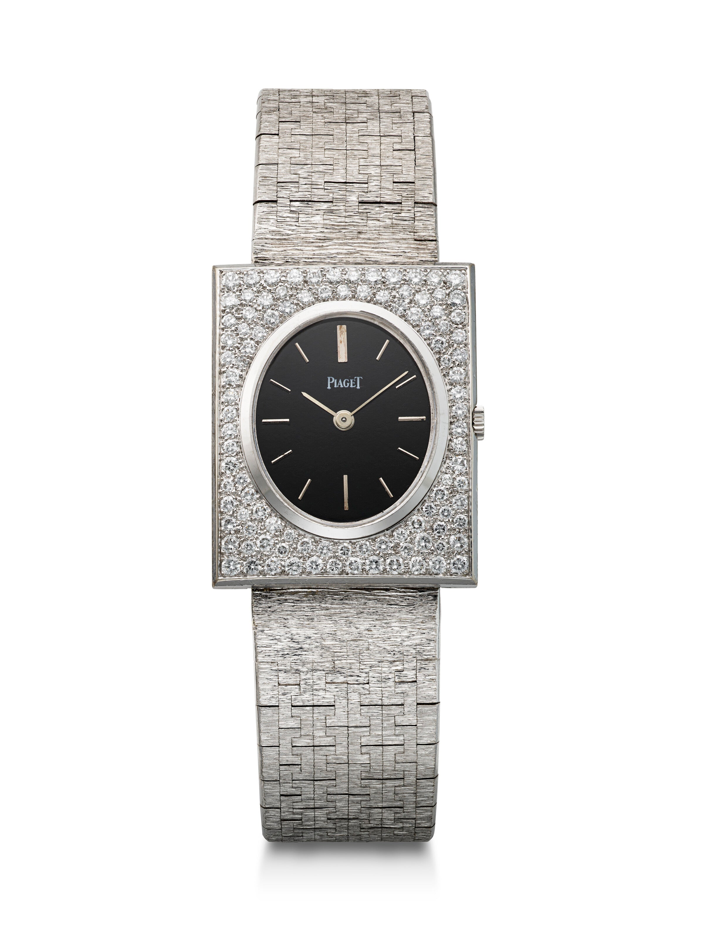 PIAGET LADY'S WHITE GOLD WATCH