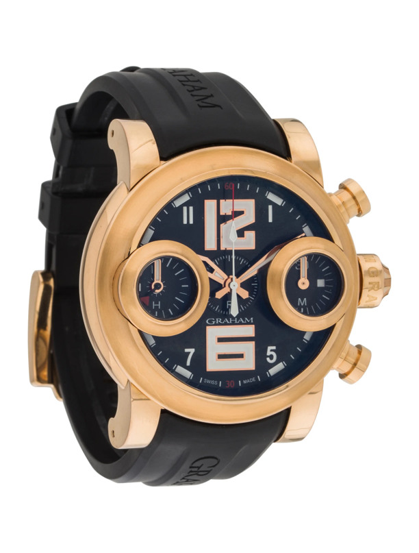 GRAHAM SWORDFISH BIG CHRONOGRAPH PVD ROSE GOLD