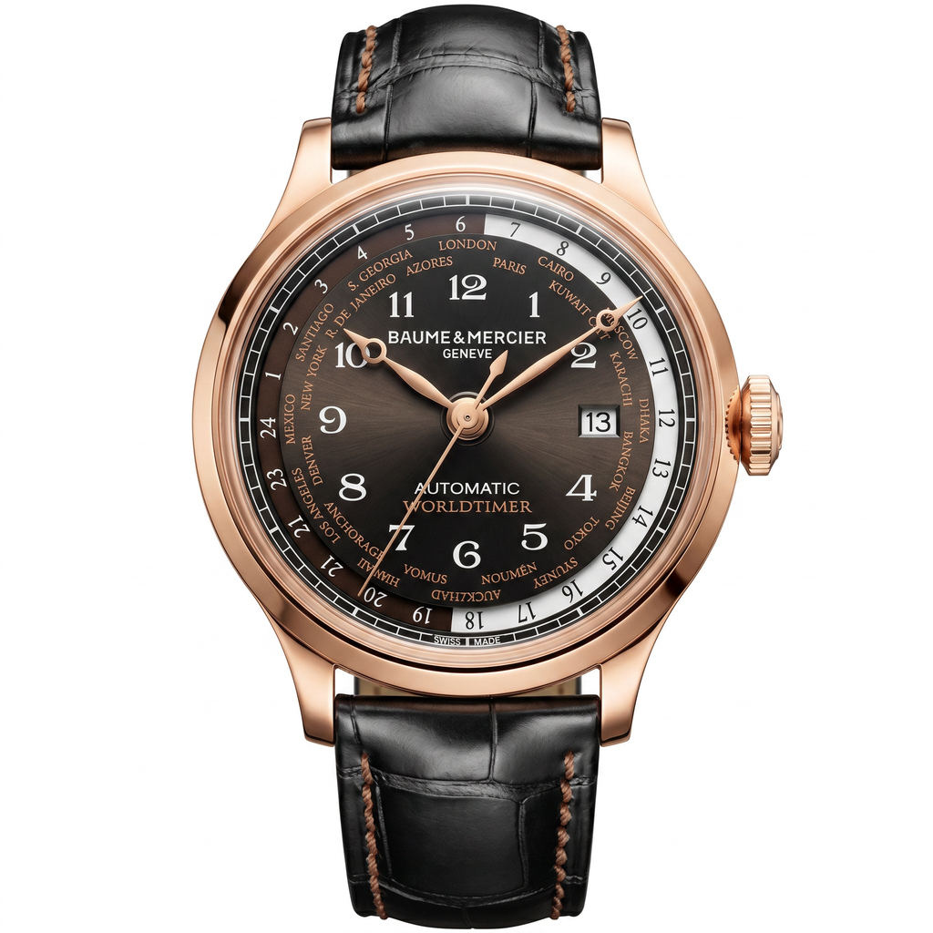 BAUME & MERCIER WORLD TIMER 44MM