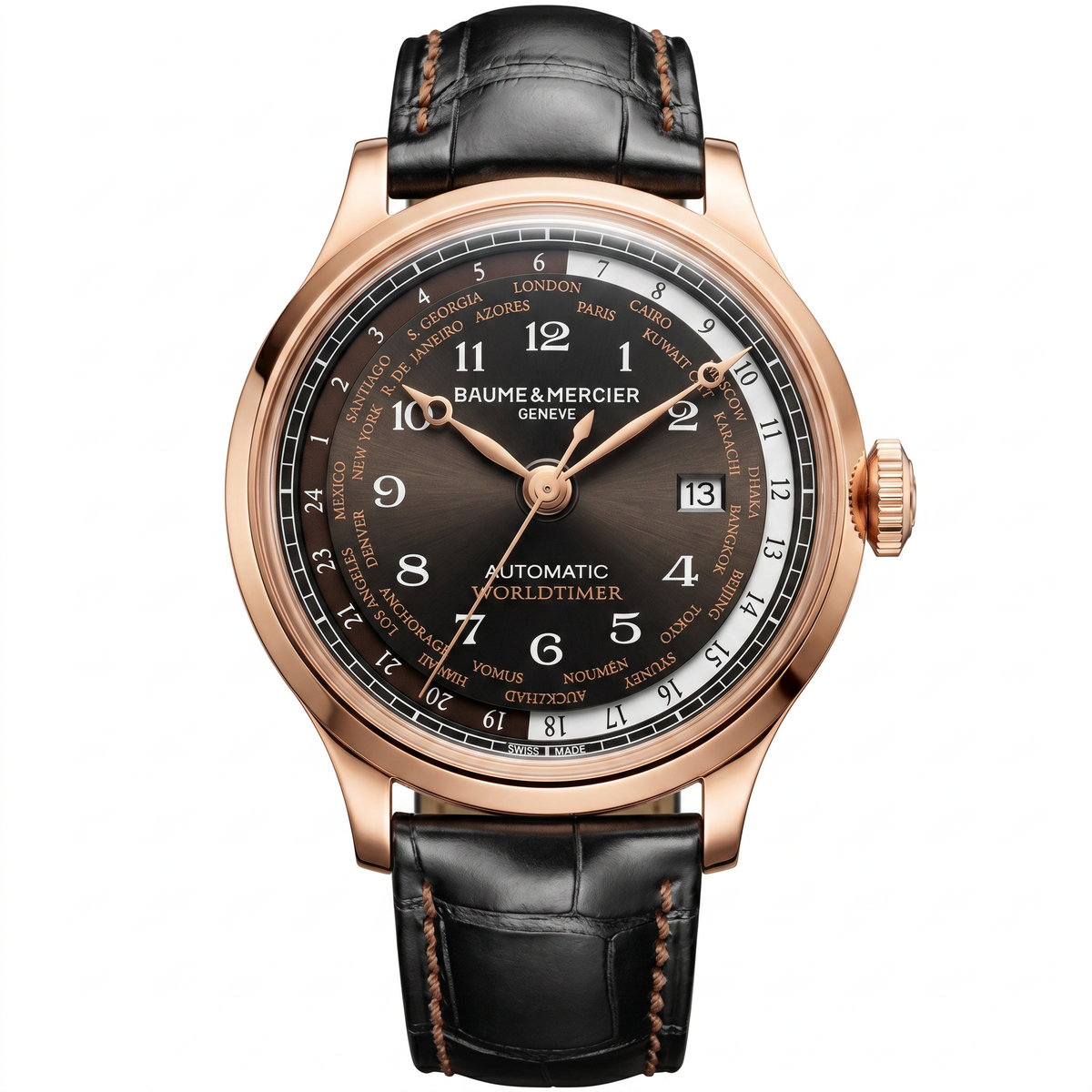 BAUME & MERCIER WORLD TIMER 44MM