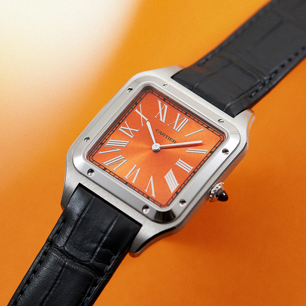 CARTIER SANTOS DUMONT SALMON DIAL XL
