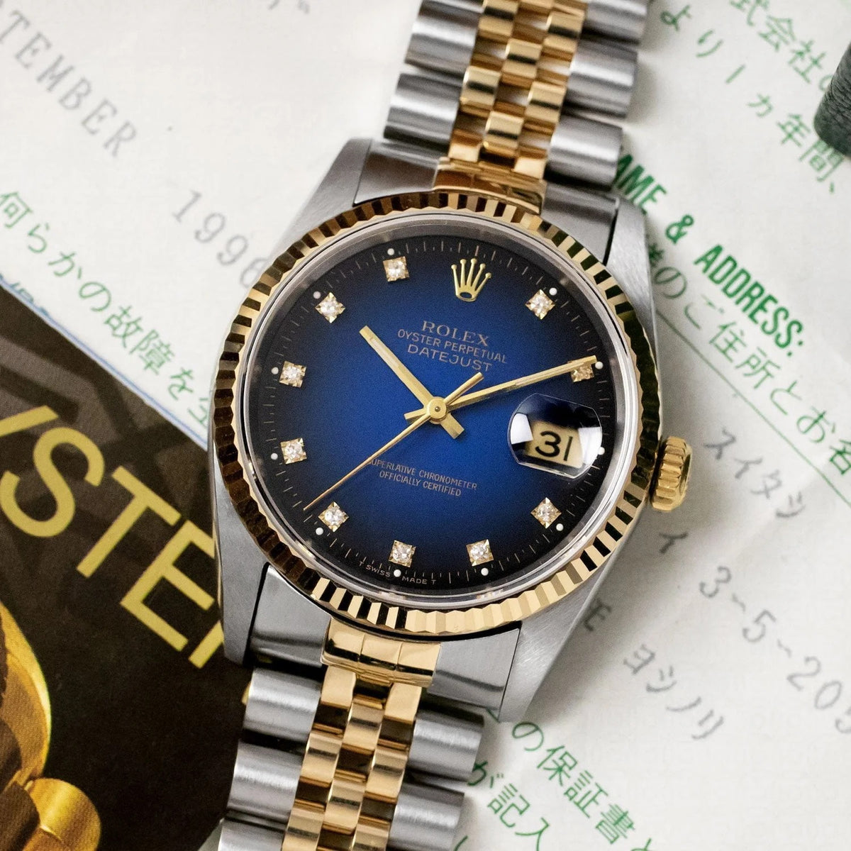 ROLEX DATEJUST 36 TWO TONE